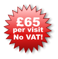 65 per visit No VAT!